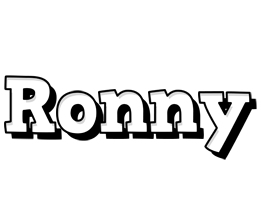 Ronny snowing logo