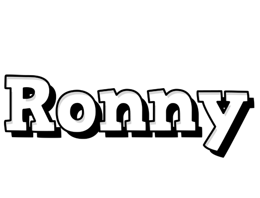 Ronny snowing logo