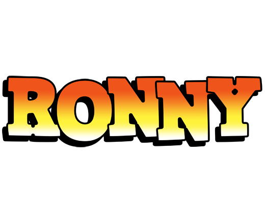 Ronny sunset logo