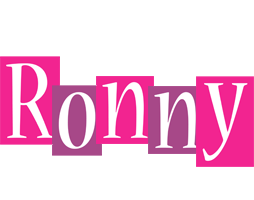 Ronny whine logo