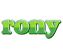 Rony apple logo