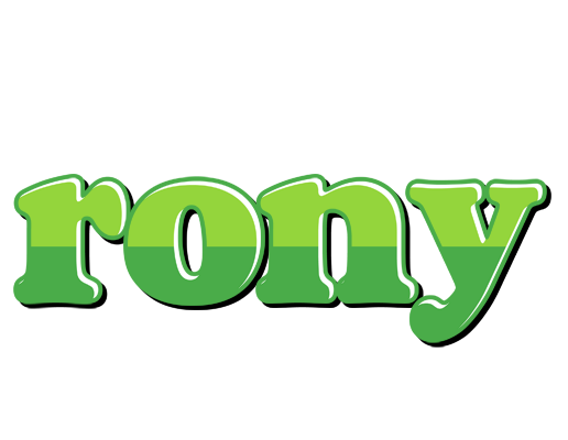 Rony apple logo