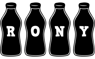 Rony bottle logo