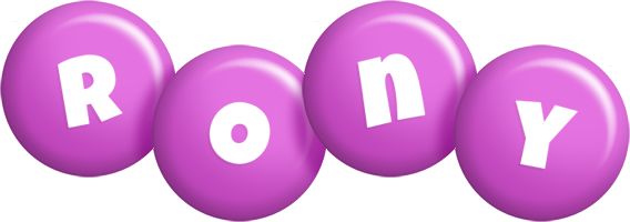Rony candy-purple logo