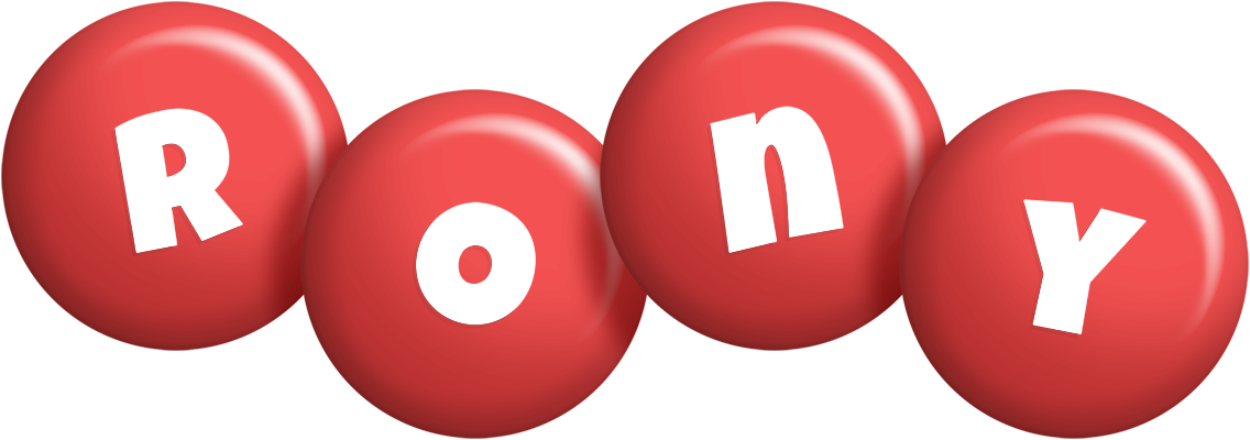 Rony candy-red logo