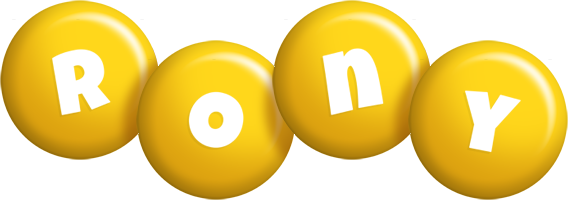 Rony candy-yellow logo