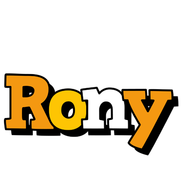 Rony cartoon logo