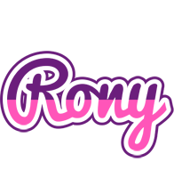 Rony cheerful logo