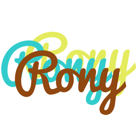 Rony cupcake logo