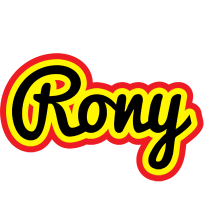 Rony flaming logo