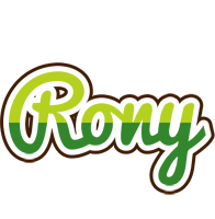Rony golfing logo