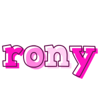 Rony hello logo