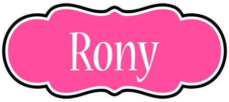 Rony invitation logo