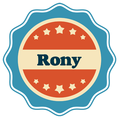 Rony labels logo