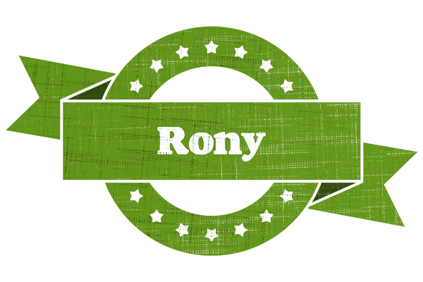 Rony natural logo