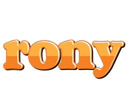 Rony orange logo