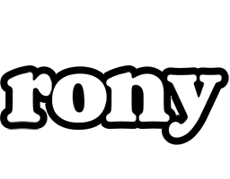 Rony panda logo