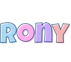 Rony pastel logo