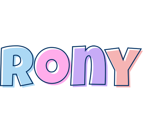 Rony pastel logo