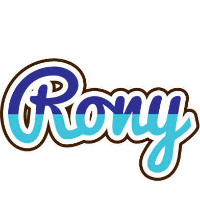 Rony raining logo