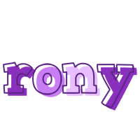 Rony sensual logo