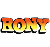 Rony sunset logo