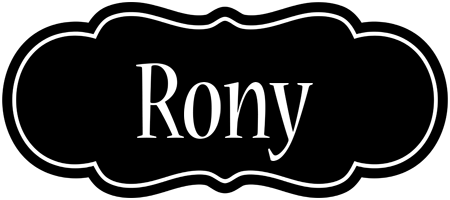 Rony welcome logo