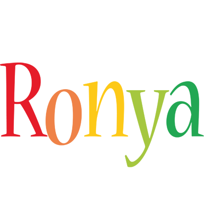 Ronya birthday logo