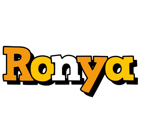 Ronya cartoon logo