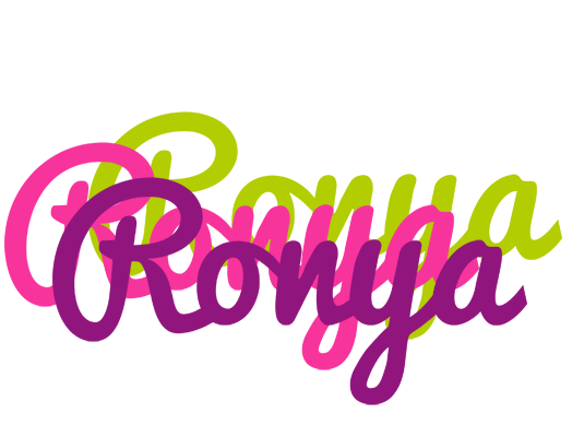 Ronya flowers logo