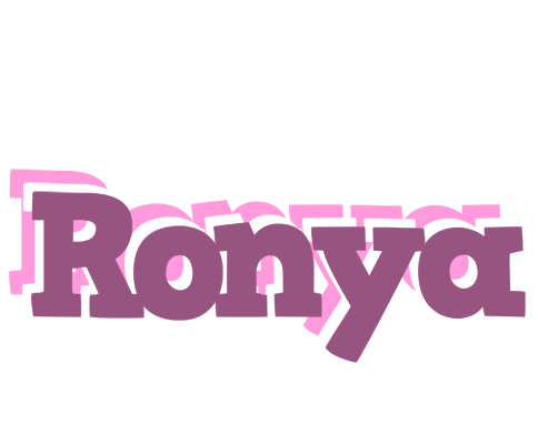 Ronya relaxing logo