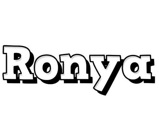 Ronya snowing logo