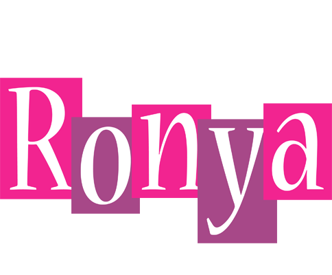 Ronya whine logo