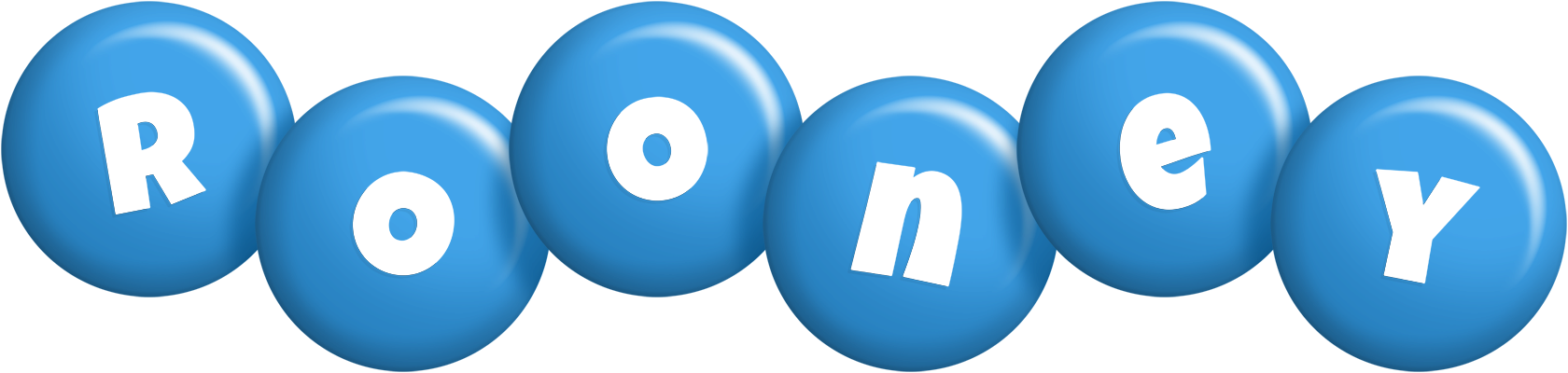 Rooney candy-blue logo
