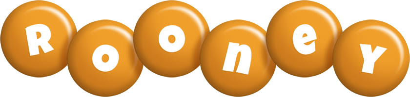 Rooney candy-orange logo