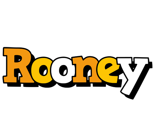 Rooney cartoon logo