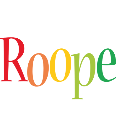 Roope birthday logo