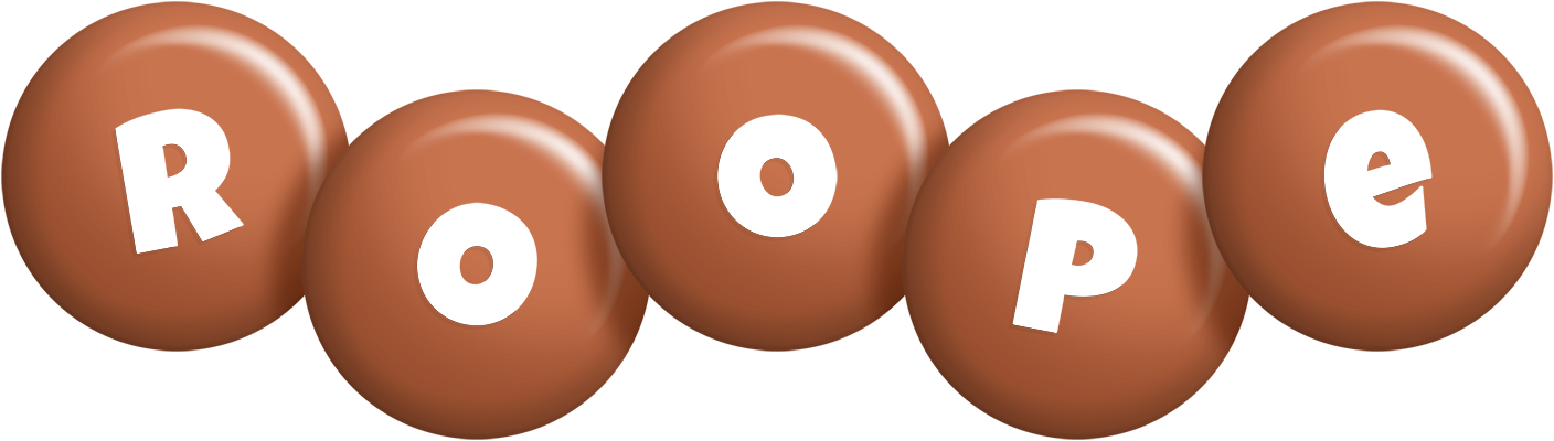 Roope candy-brown logo