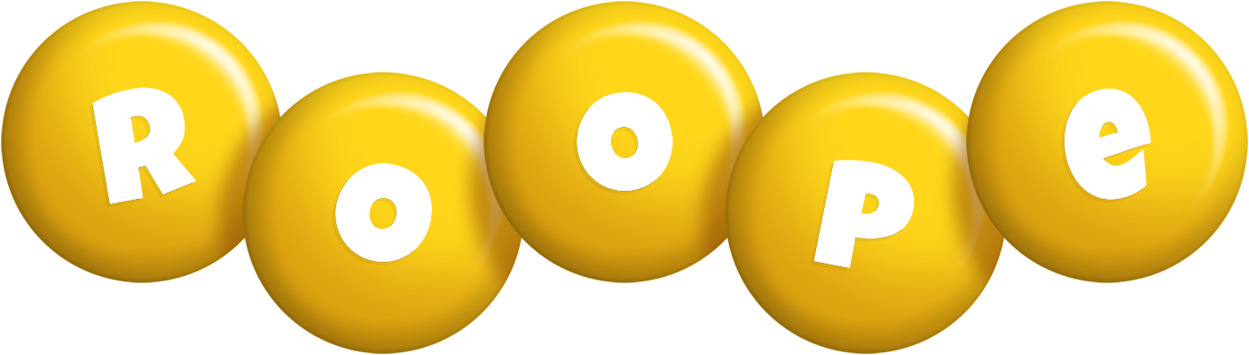 Roope candy-yellow logo