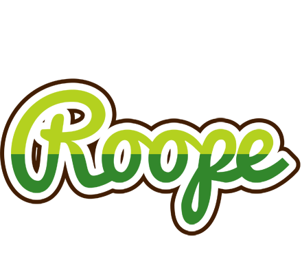 Roope golfing logo