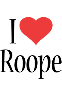 Roope i-love logo