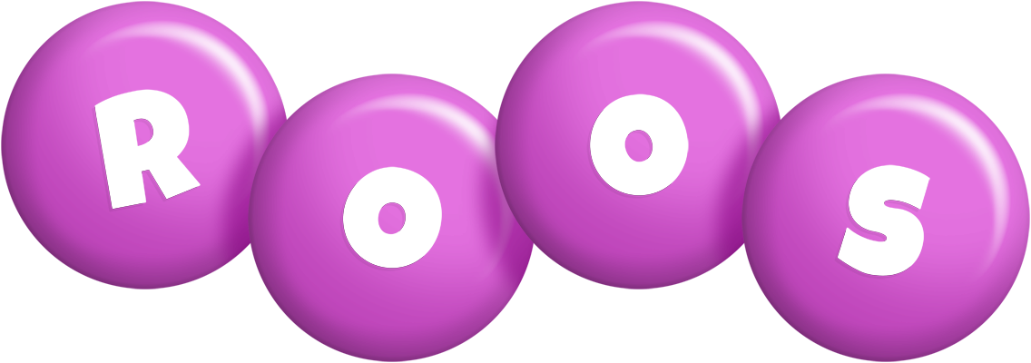 Roos candy-purple logo