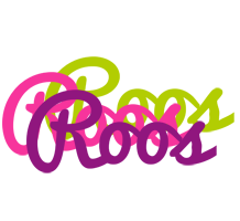 Roos flowers logo