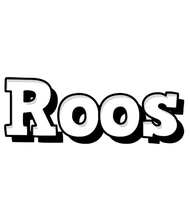 Roos snowing logo