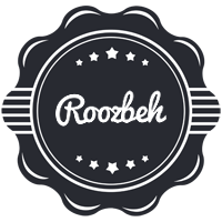 Roozbeh badge logo