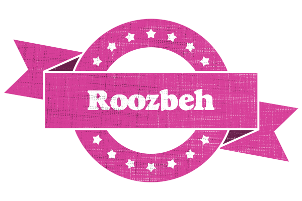 Roozbeh beauty logo
