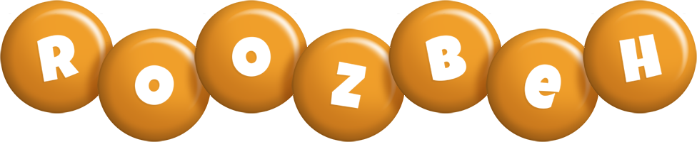 Roozbeh candy-orange logo