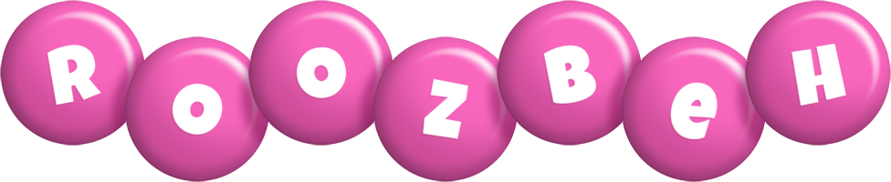 Roozbeh candy-pink logo