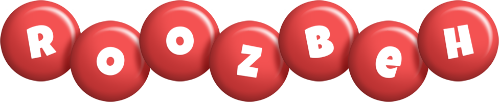 Roozbeh candy-red logo