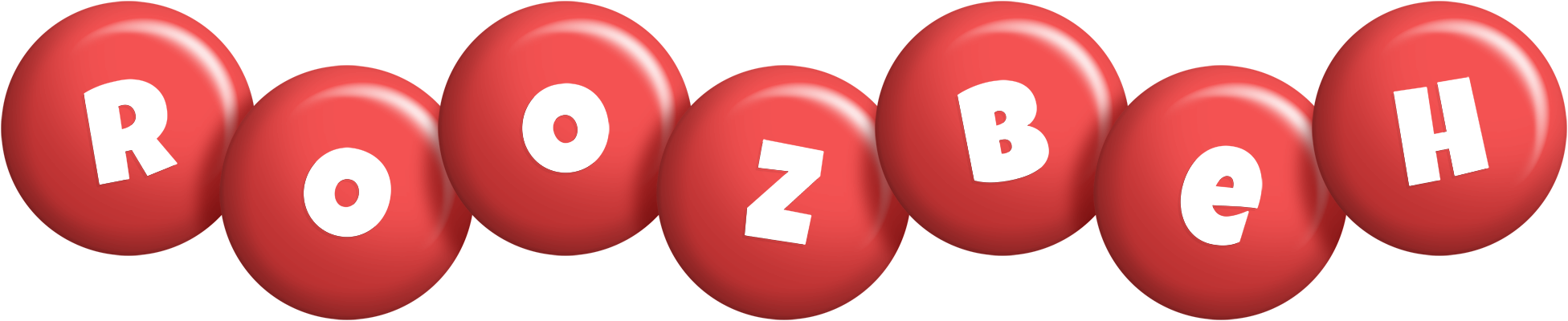 Roozbeh candy-red logo